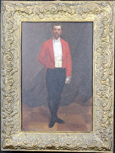 L.E. Jardon, 19th C. Portrait of a Gentleman