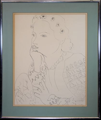 Matisse, Pencil Signed Lithograph