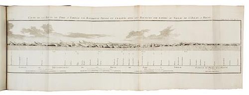 CHAPPE D'AUTEROCHE, Jean (1728-1769). Voyage en Sibérie…en 1761. Paris: Chez Debure, 1768. FIRST EDITION.
