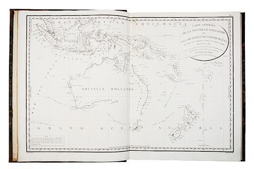 ENTRECASTEAUX, Antoine Raymond Joseph de Bruni d' (1737-1793). Voyage de D'entrecasteaux. FIRST EDITION.