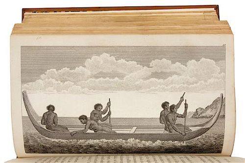 LABILLARDIERE, Jacques Julien Houton de (1755-1834). Voyage in search of La Perouse. London, 1800. FIRST ENGLISH OCTAVO EDITION.