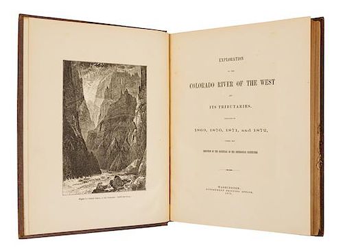 POWELL, John Wesley. Exploration of the Colorado River of the West and Its Tributaries. Washington, D. C., 1875. FIRST EDITON.