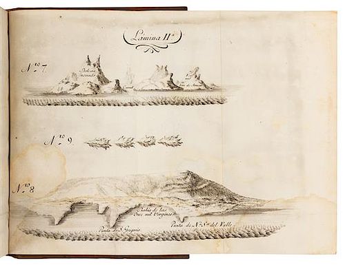 SARMIENTO DE GAMBOÁ, Pedro (1532-1592). Viage al Estrecho de Magallanes.  Madrid, 1768. FIRST EDITION, edited by Bernardo de Yri