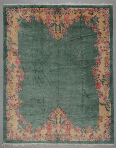 Chinese Art Deco Rug, Early 20th C: 10'11'' x 13'9''