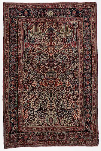 Fine Antique Dorokhsh Rug, Persia, Inscribed: 4'3'' x 6'5''