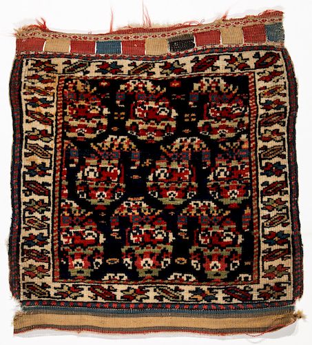 Antique West Persian Kurd Bag Face