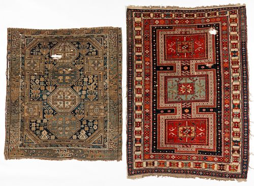 2 Antique Shirvan Rugs, Caucasus