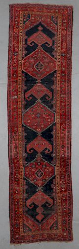 Antique West Persian Kurd Rug: 3'9'' x 13'11''