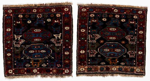 Pair of Shahsevan Small Rugs, Caucasus/NW Persia