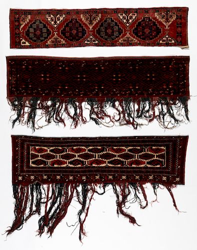 3 Antique Central Asian Torba/Trappings