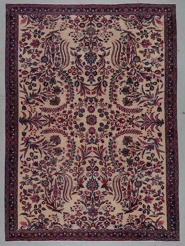 Antique Meshed Rug, Persia: 8'5'' x 11'6''