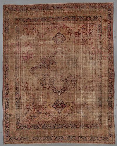 Antique Lavar Kerman Rug, Persia: 11'0'' x 13'9''