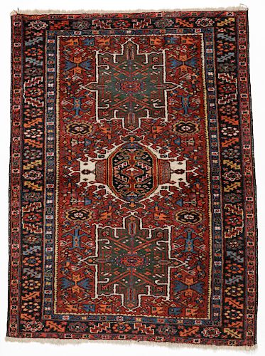 Semi-Antique Karadja Rug, Persia: 3'4'' x 4'6''