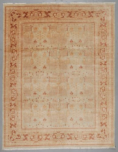 Vintage Sultanabad Style Rug: 9'3'' x 11'10''