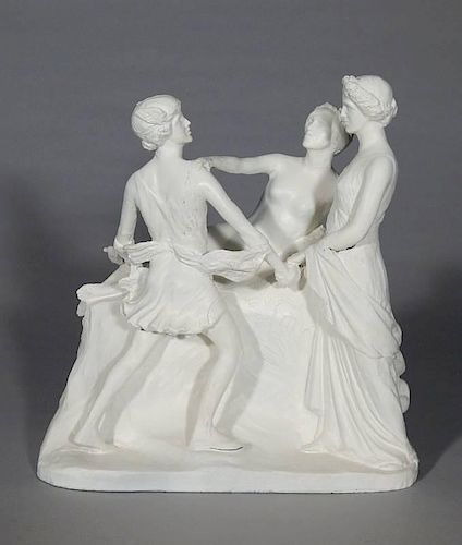 Anna C. Ladd plaster sculpture