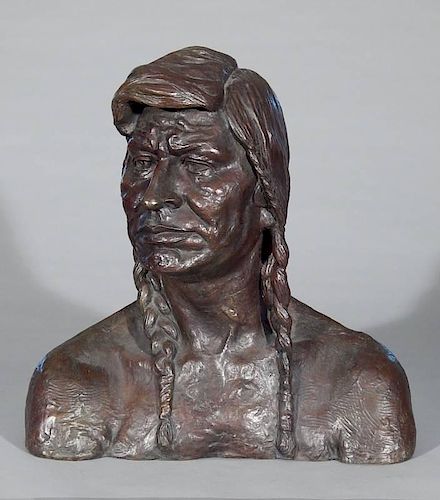 Olympio Brindesi bronze sculpture
