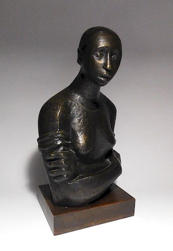 Elizabeth Catlett bronze sculpture