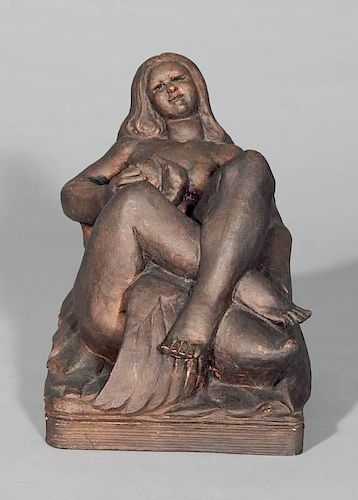 Olympio Brindesi terra cotta sculpture