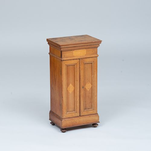 Victorian Pine and Maple Minature Armoire