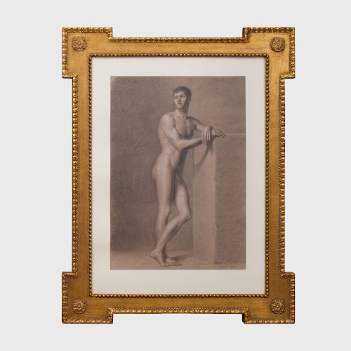 French School: Standing Male Nude