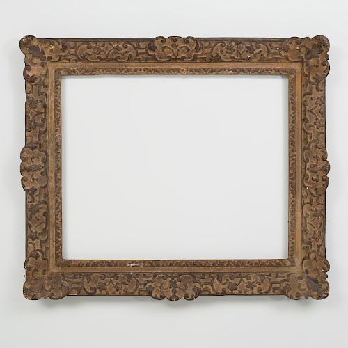 Two Régence Style and One Louis XV Style Gilt Gesso on Wood Frames