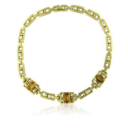Kieselstein Cord 18k Gold Cocktail Diamond Necklace