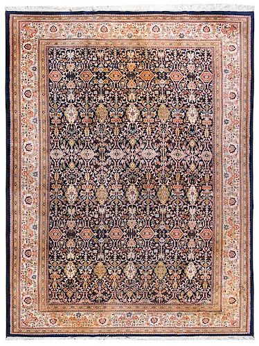 A Persian Wool Rug 11 feet 10 inches x 8 feet 11 inches.