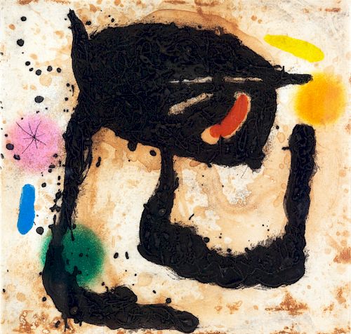 Le Dandy, Etching and Aquatint, Joan Miro (1893-1983)