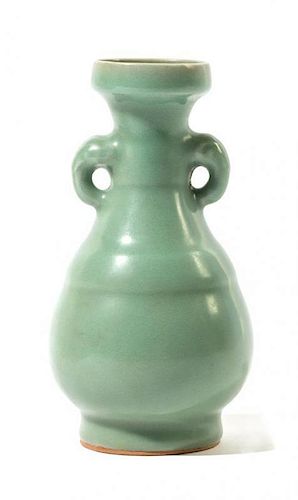 A Longquan Glaze Vase Height 6 inches.