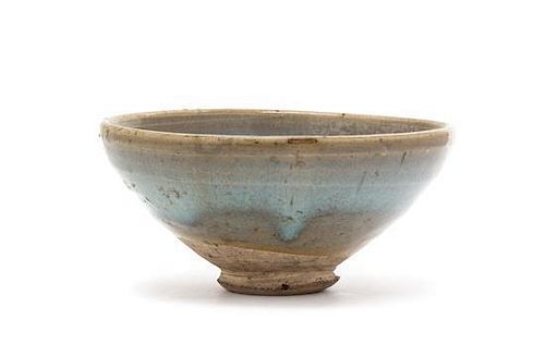 A Chinese Junyao Pottery Bowl Diameter 7 5/8 inches.