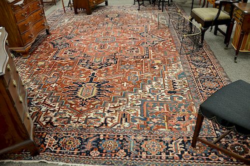 Heriz Oriental carpet.  11'3" x 16'5"