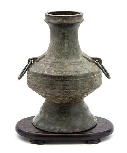 A Bronze Vase Height 15 inches.