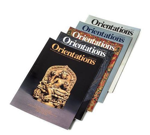 * A Collection of 19 Orientations Magazines Height 13 1/2 inches.