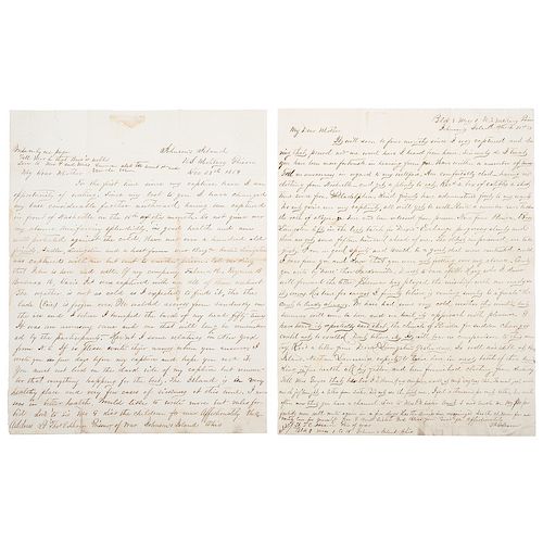 Two Letters Written by Confederate Soldier Thomas C. Hearn, 3rd Florida Infantry, Johnson's Island POW Camp