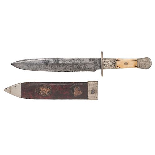 S.C. Wragg Bowie Knife Allegedly Belonging to Marcellus Jerome Clark aka "Sue Mundy"