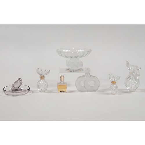 Lalique Perfume Bottles and Dishes