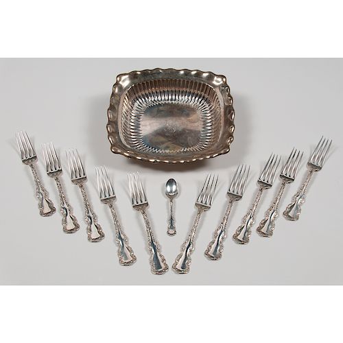 Whiting Mfg. Co. Sterling Dish and Flatware