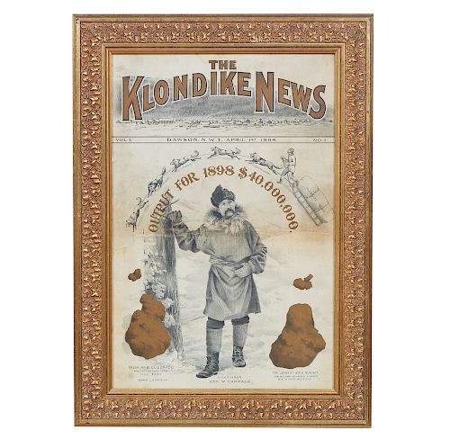 Front Page of The Klondike News