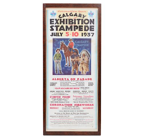 1937 Calgary Stampede Poster