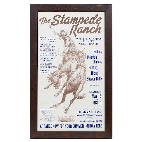 The Stampede Ranch Advertising Poster