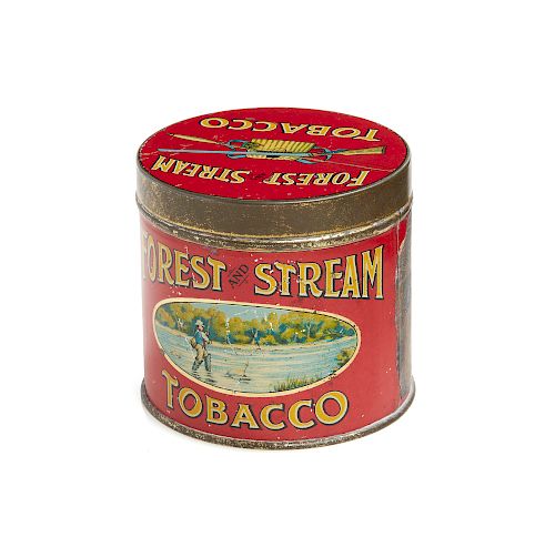 Forest and Stream Tobacco Tin