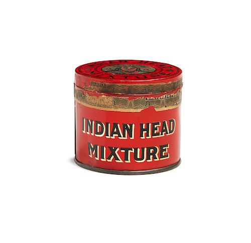 Indian Head Tobacco Tin
