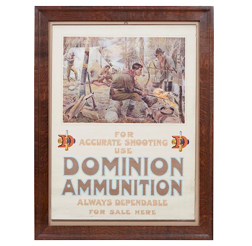 Dominion Ammunition Advertising Poster