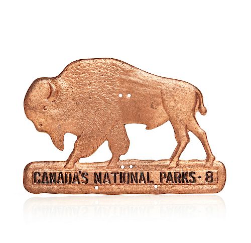 Canada's National Parks '8' Radiator Badge from 1928