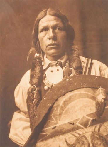 Edward Sheriff Curtis Plate of first: 8 3/4 x 6 1/2 inches