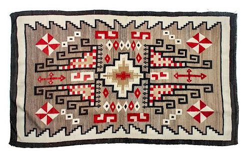 Navajo Klagetoh Rug 77 x 45 3/4 inches
