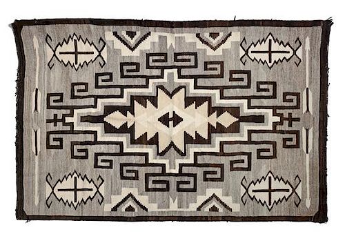 Navajo Two Grey Hills Rug 60 x 48 inches