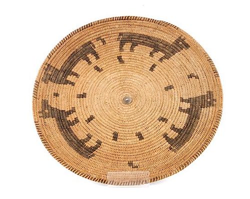 Apache Pictorial Basket Diameter 14 1/2 inches
