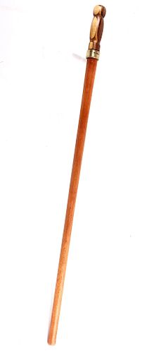Wood Twist Collar Cane-Sword