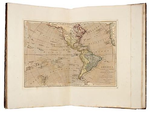 * DUNN, Samuel (d.1794). A New Atlas of the Mundane System; or of Geography and Cosmography. London: Robert Sayer, 1774.